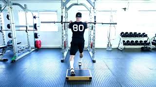 BB Front Rear Foot Elevated Split Squat
