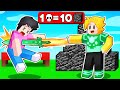 1 KILL = 10 BEDROCK BLOCKS! (Roblox Bedwars)