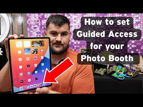How to set up Guided Access for your iPad Photo Booth - FOR ANY SOFTWARE!!