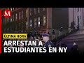 Policía de NY irrumpe protesta pro Palestina en la Universidad de Columbia