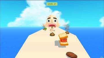 😱🥪 Sandwich Runner Level 19-21 Game Mobile Update All Trailers iOS, Android Gameplay Walkthrough