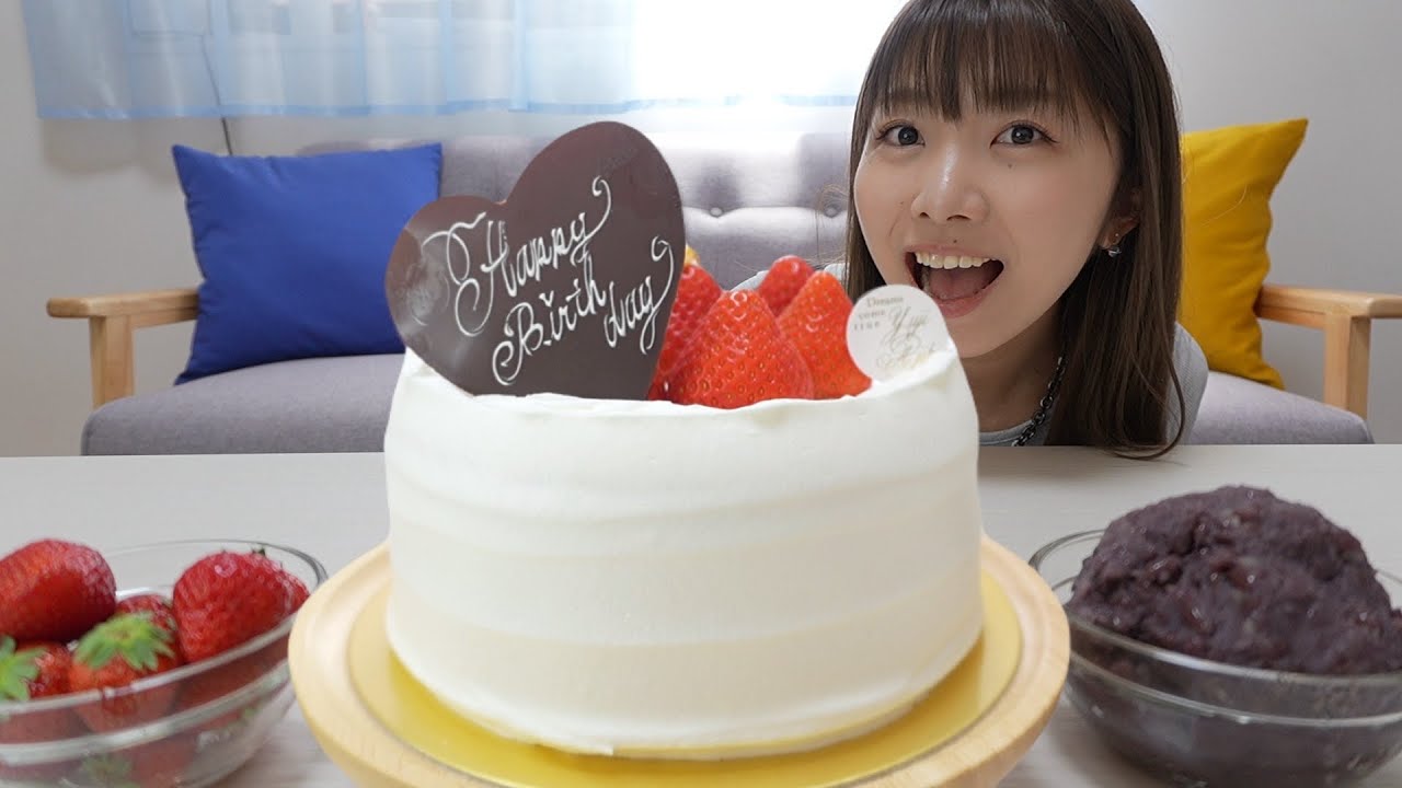 1番好きなケーキ1台とあんこを食べまくる幸せな誕生日！
