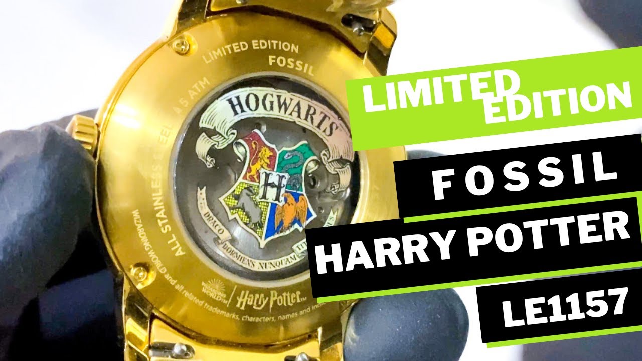 Fossil Unisex Limited Edition Harry Potter Gold-Tone Stainless