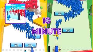 Mob Control First 10 Minutes Gameplay #hypercasual