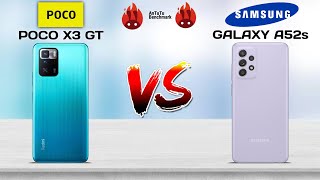 Poco X3 GT vs Samsung Galaxy A52s | Full Specs Comparison