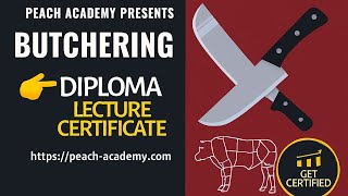 Diploma in Butchering Training Course Lecture | Meat Cutting, Food Safety