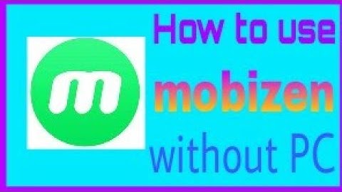How to use mobizen without PC