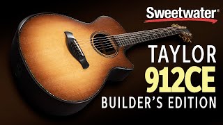 Taylor 912ce Builder's Edition Acoustic-electric Guitar Demo