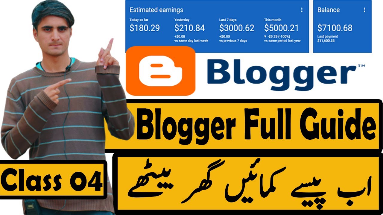 What is blogger || how to create free website and earn money online ...