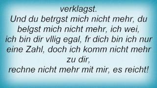 Rio Reiser - Streik Lyrics