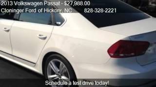 2013 Volkswagen Passat TDI SE - for sale in Hickory, NC 2860 Resimi