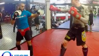 How to Fight Someone Bigger and Taller - Coach Zahabi vs Big and Tall Opponents