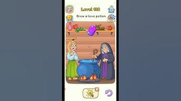 DOP 5 Level 128 | Brew a Love Potion 💖 | Funny Puzzle Game #uniquegame #puzzle #dop5 #braingames
