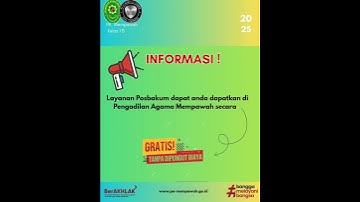 Pos Bantuan Hukum PA Mempawah #posbakum #pamempawah