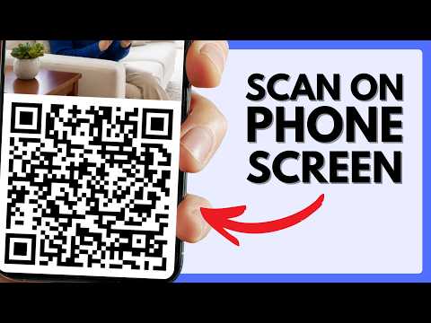 How to Scan a QR Code ON Your iPhone Screen (from an image)
