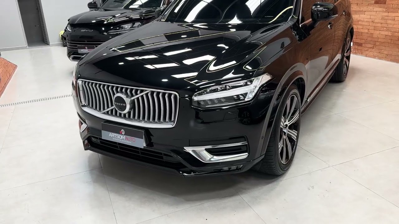 VOLVO XC90 - Restauração couro bancos, volante e tratamento de pintura - ArtsomAuto
