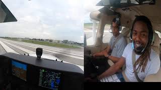 Private Pilots Training 5th  Lessonn Cessna 172 sunstate Aviation Kissimmee Florida