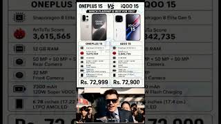 Oneplus 15 vs iQOO 15 || quick comparison || funny comedy and Rost 🤣🤣