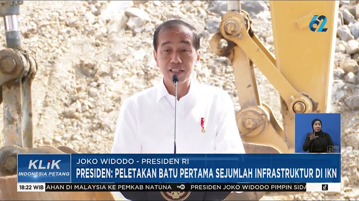Presiden: Peletakan Batu Pertama Sejumlah Infrastruktur di IKN