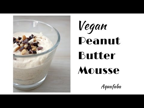 Vegan Peanut Butter Mousse Aquafaba Cooking By Laptop