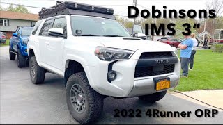 Installing a 3” Dobinsons IMS Lift on my 2022 4Runner Off Road Premium