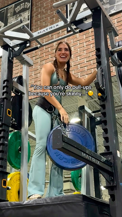 Gaining 45lbs At The Gym🙈 #pullups #gym #fitness #strongwomen #gymmotivation #gymhumor #girlboss