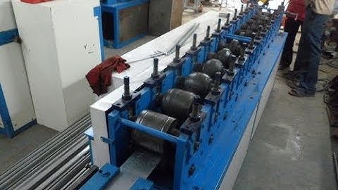 Lip Channel Roll Forming Machine - +91 7990709519