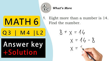 MATH 6 Quarter 3 Module 4 Lesson 2 : Solving Routine and Non-routine Problems Answer Key & Solution