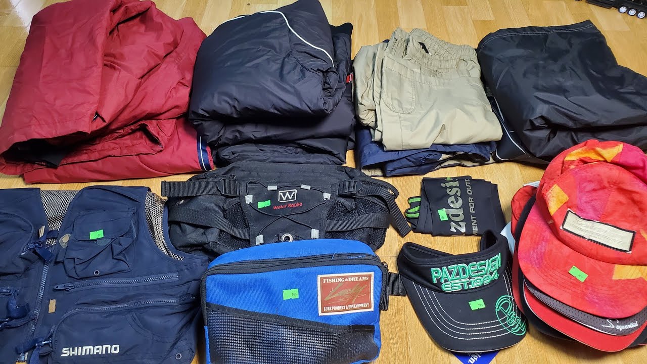 Video ngày 28/01 - Phụ kiện câu cá ( Quần Áo câu, Túi câu, Mũ câu ... )