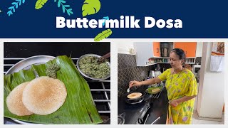 Buttermilk Dosa/Soft Spongy Dosa      Traditional Dosa Recipe   Breakfast For Seniors !!