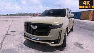 Cadillac Escalade - Euro Truck Simulator 2 |Mod| - 4k Gameplay