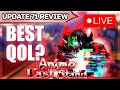 Reviewing *NEW* Anime Last Stand QoL Update! *LIVE*