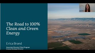 THE ROAD TO 100%CLEAN AND GREEN ENERGY