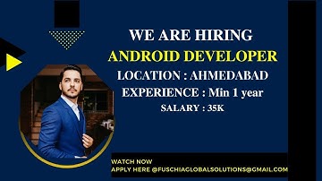 Android Developer Job in Ahmedabad || Jobs in Ahmedabad || Salary upto 35k