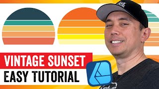 Celebrity Best Way to Create Vintage Sunsets using Affinity Designer Wealth