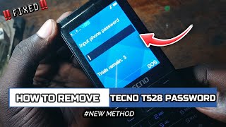 How to Remove Tecno T528 Password - NEW METHOD