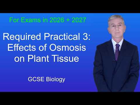 Gcse Biology Revision "required Practical 3: Effects Of Osmosis On Plant Tissue"