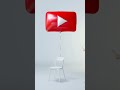 YouTube Logo in a Balloon - Animation #shorts