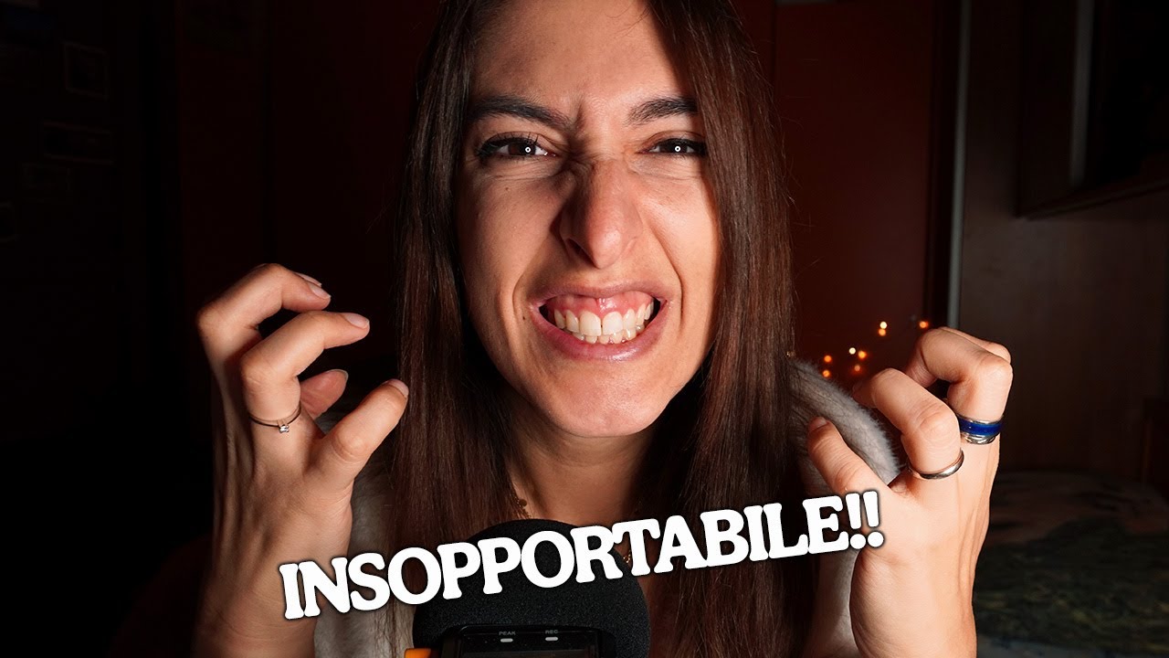 INAUDIBLE INSOPPORTABILE 😖 + fingers fluttering | ASMR ita