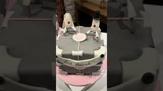 Portal gaming wedding cake #portal  #cakedecorating  #portal2  #fyp #gaming  #cakenation