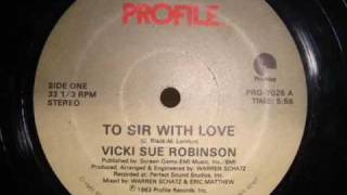 Video To sir with love Vicki Sue Robinson