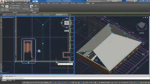 Autodesk AutoCAD Architecture - Roof grip editing video