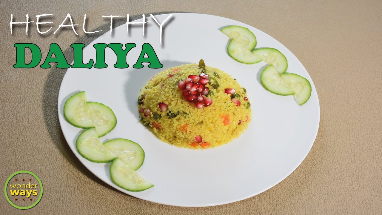 Healthy Mix Veg Daliya Vegetable Dalia recipe Dalia Upma Broken