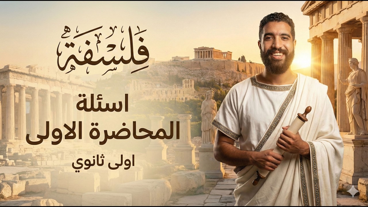 فلسفة البيئة | المحاضرة الأولى | الفلسفة و المنطق | أولى ثانوى | الترم التانى 2026 | حل الواجب 