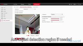 Configuración de Cámaras Térmicas Hikvision Detección de Temperatura screenshot 3