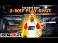 *NEW* 2-WAY PLAYSHOT BUILD IS GAME-BREAKING IN NBA2K21! RARE OP GUARD BUILD IS THE BEST BUILD ON 2K!