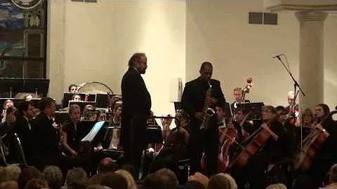 Reginald Ellison performing Glazunov Concerto for ...