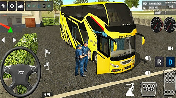 New Bus Driver Extreme Thailand Bus Driving 3D Simulator 2025 Games Real Bus Game Android Gameplay