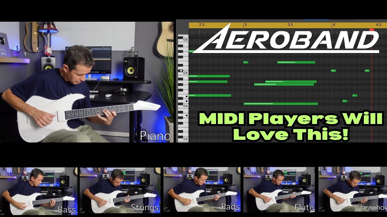 Aeroband Guitar Review - My New MIDI Controller?