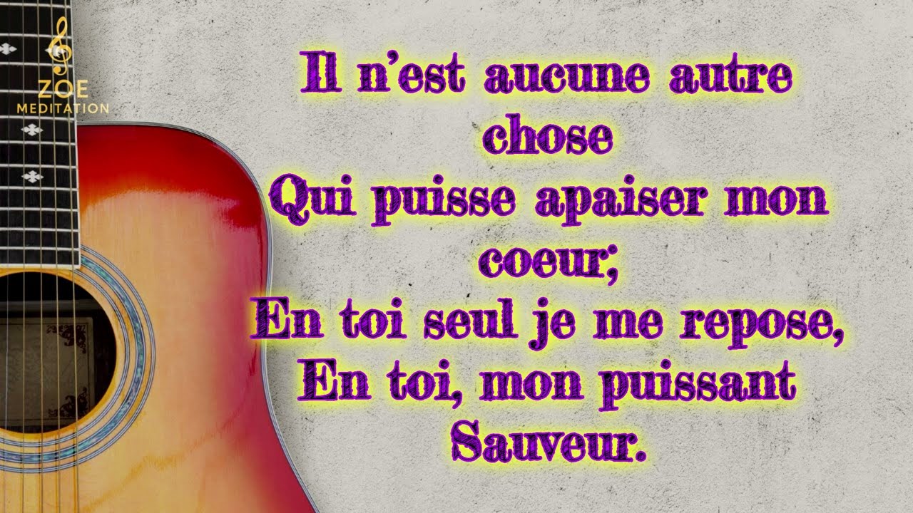 Si riche, si profond /Quel merveilleux amour /Seule refuge